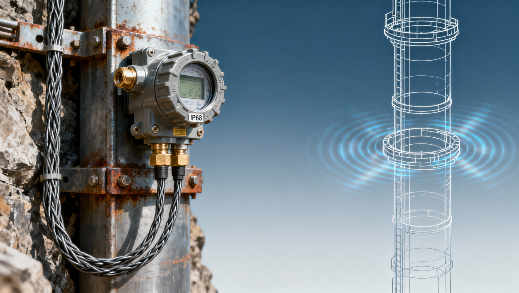 For vibrating wire pressure transmitters used in deep mine shaft monitoring, is the electromagnetic interference resistance superior to that of traditional analog output models?