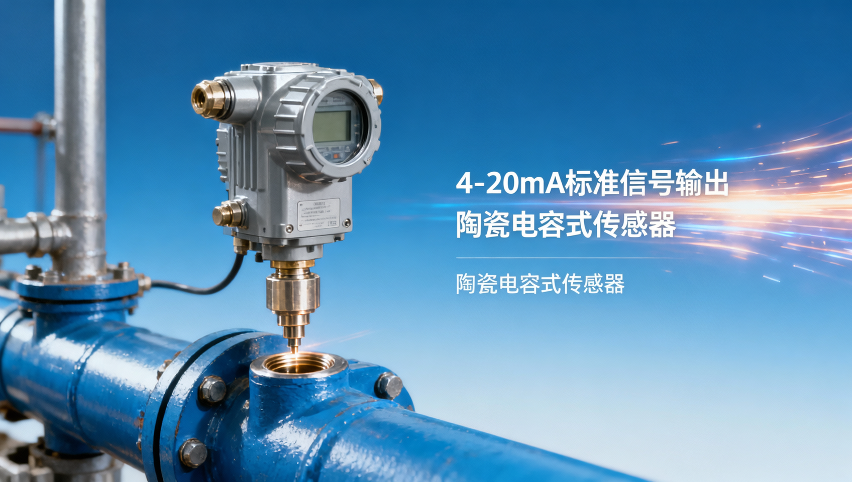 What is the working principle of an absolute pressure pressure transmitter?