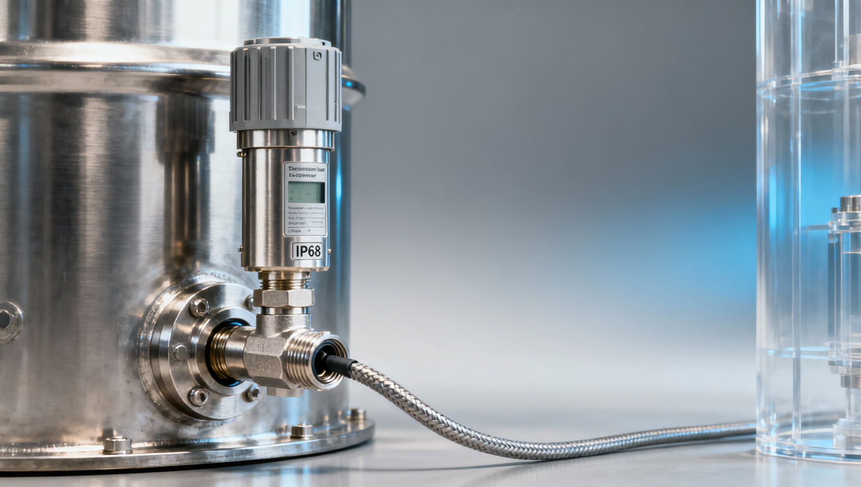In a price comparison of level transmitters, why is the hydrostatic type more than 20% more expensive than ultrasonic at the same measuring range?