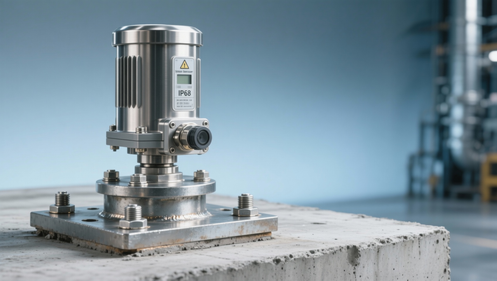 When installing an anti-vibration level sensor, is base rigidity more important than position?