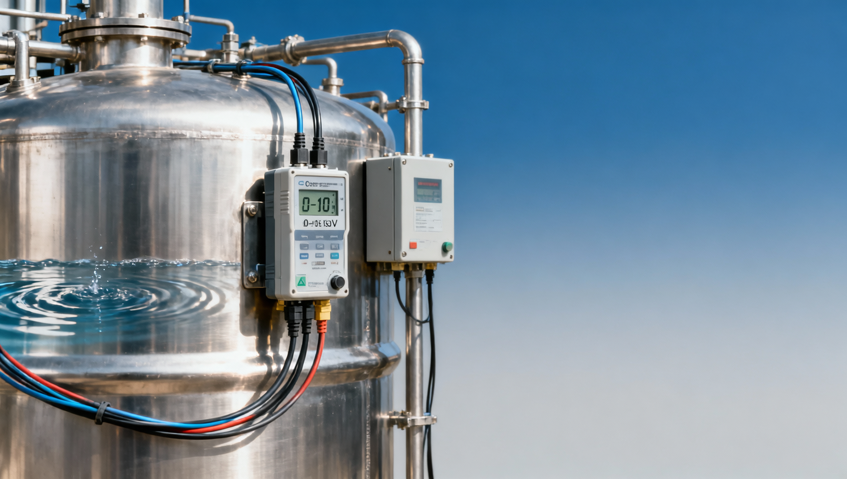 Why does the output of a 0-10V level sensor fluctuate easily?