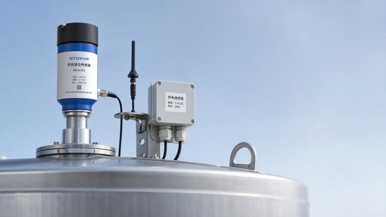 When configuring a wireless level sensor, which step should be checked first?