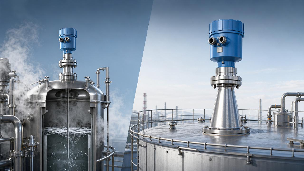 How to Choose Between Guided Wave Radar and Standard Radar Level Meters