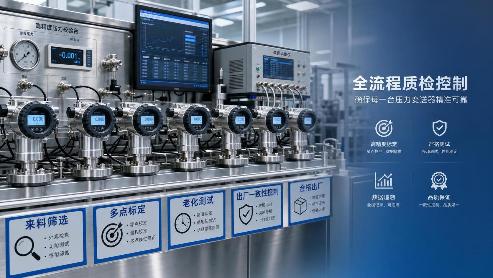 How Does a Pressure Transmitter Manufacturer Ensure Consistency? A Look at the Full Process from Incoming Materials to Final Testing