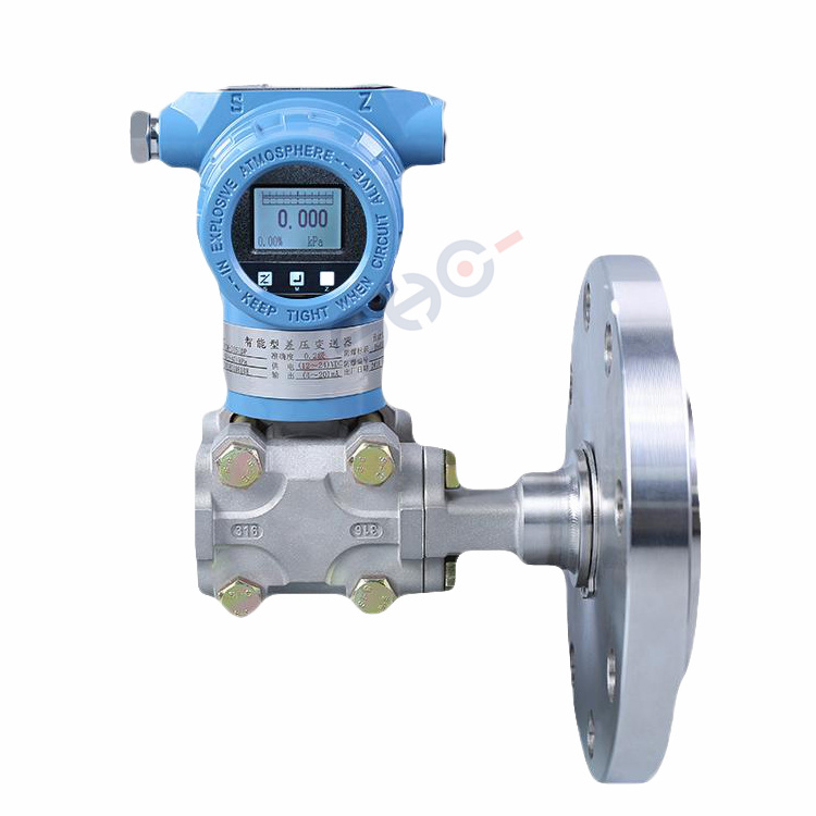 Domestic Capacitive Pressure Transmitter EET-1151LT Flange-Mounted Digital Display Transmitter Smart Differential Pressure Transmitter