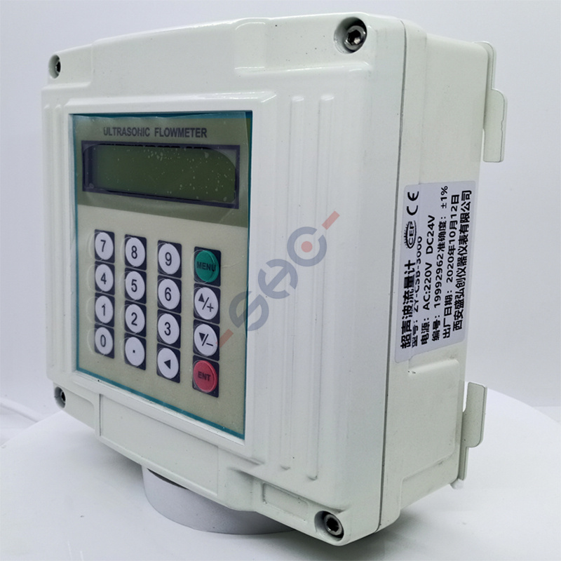 Domestic Ultrasonic Flow Meter JC200A Clamp-On Ultrasonic Flow Meter Pipeline Water Flow Meter