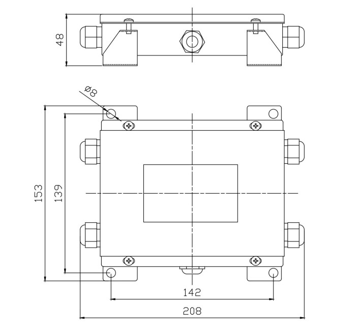 C5 Stainless Steel Junction Box