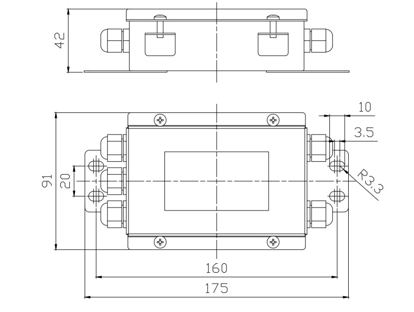 B5 Stainless Steel Junction Box
