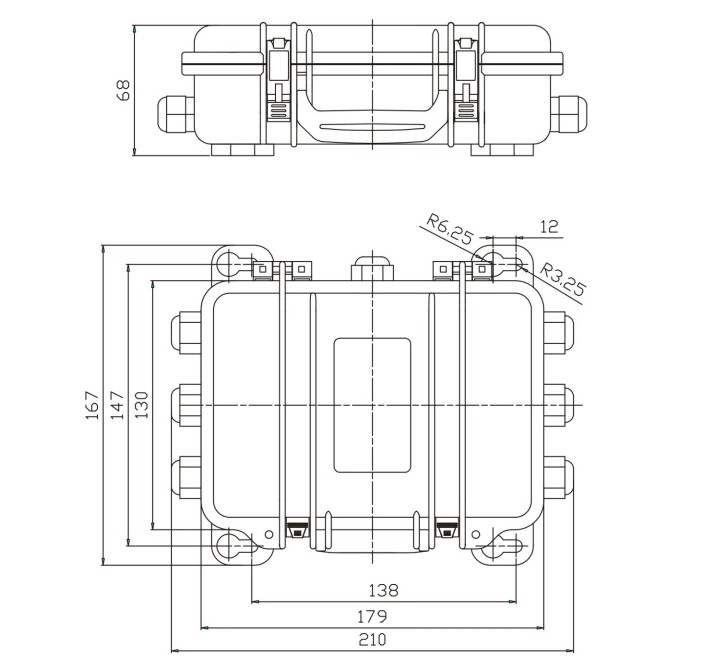 C7P Plastic Junction Box
