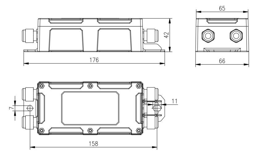 A5P-1Plastic Junction Box