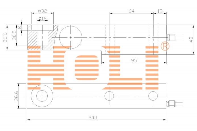 AS203 OIML/NTEP Shear Beam Load Cell