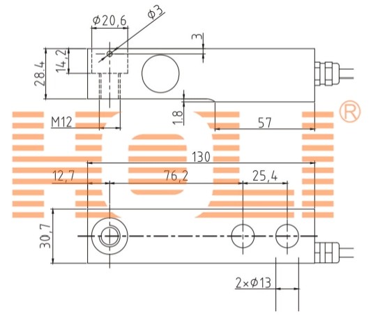 AS130S OIML/NTEP Shear Beam Load Cell