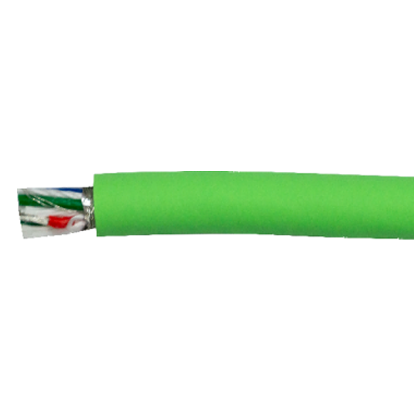 High-flexibility drag chain shielded cable