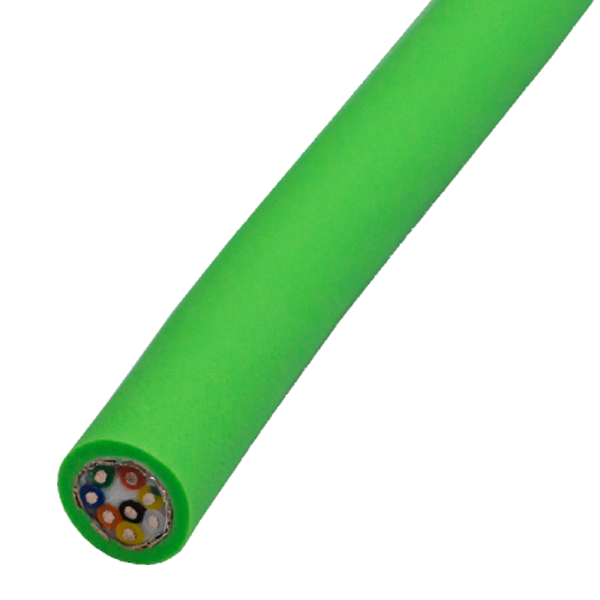 High-flexibility drag chain shielded cable
