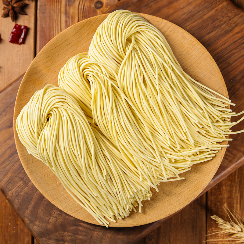 Wuwei Maishe Fresh Egg Noodles 400g, Made with Real Fresh Eggs, Chewy Wheat Flavor, No Soggy Mess After Long Boil, Straight Pre-cook Egg Pasta for Home Cooking Quick Meals