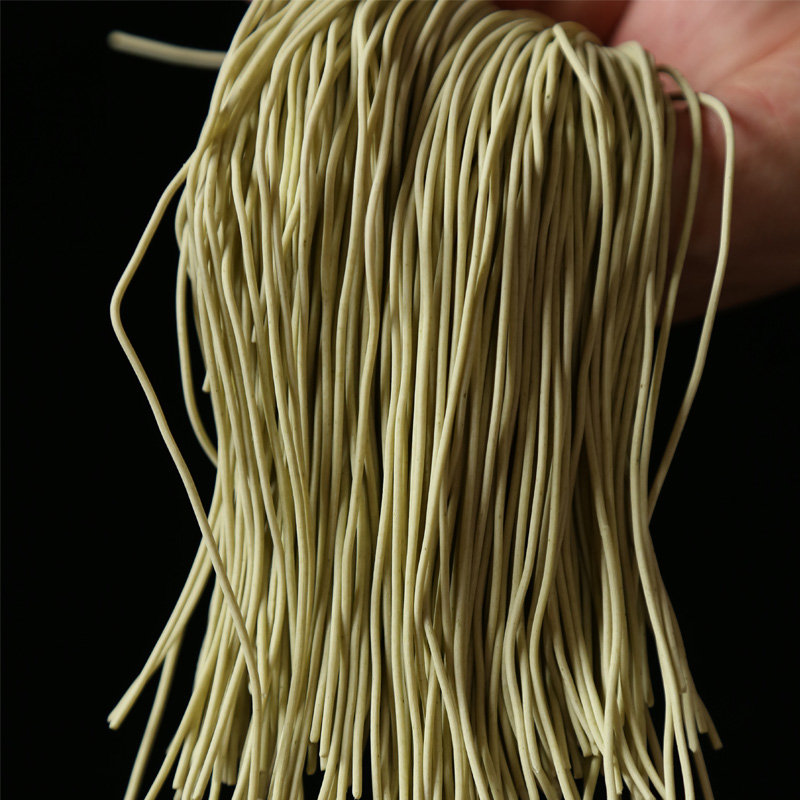 Three Cherries Spinach Noodles, Farm Fresh Vegetable Semi-Dry Noodle, Smooth Springy Pasta