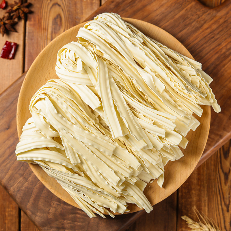 Authentic Chinese Daoxiao Sliced Noodles, Semi-Fresh Wide Wheat Pasta, Versatile for Breakfast & Restaurant Cooking