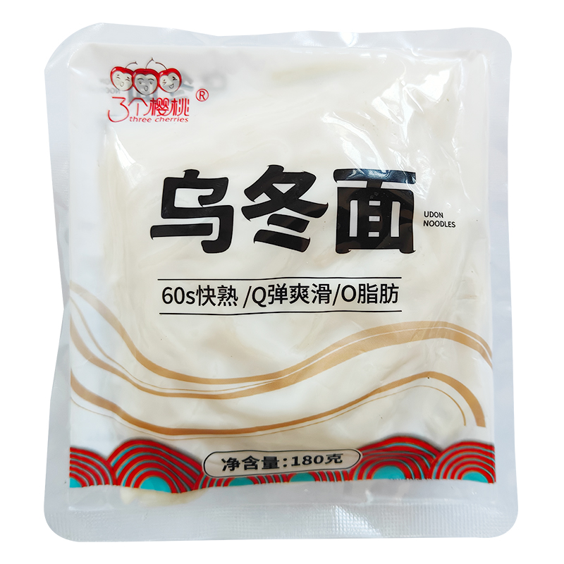 Chewy Smooth Japanese Style Udon Noodles, No Long Boil Semi-Fresh Noodles for Sukiyaki & Oden Dishes