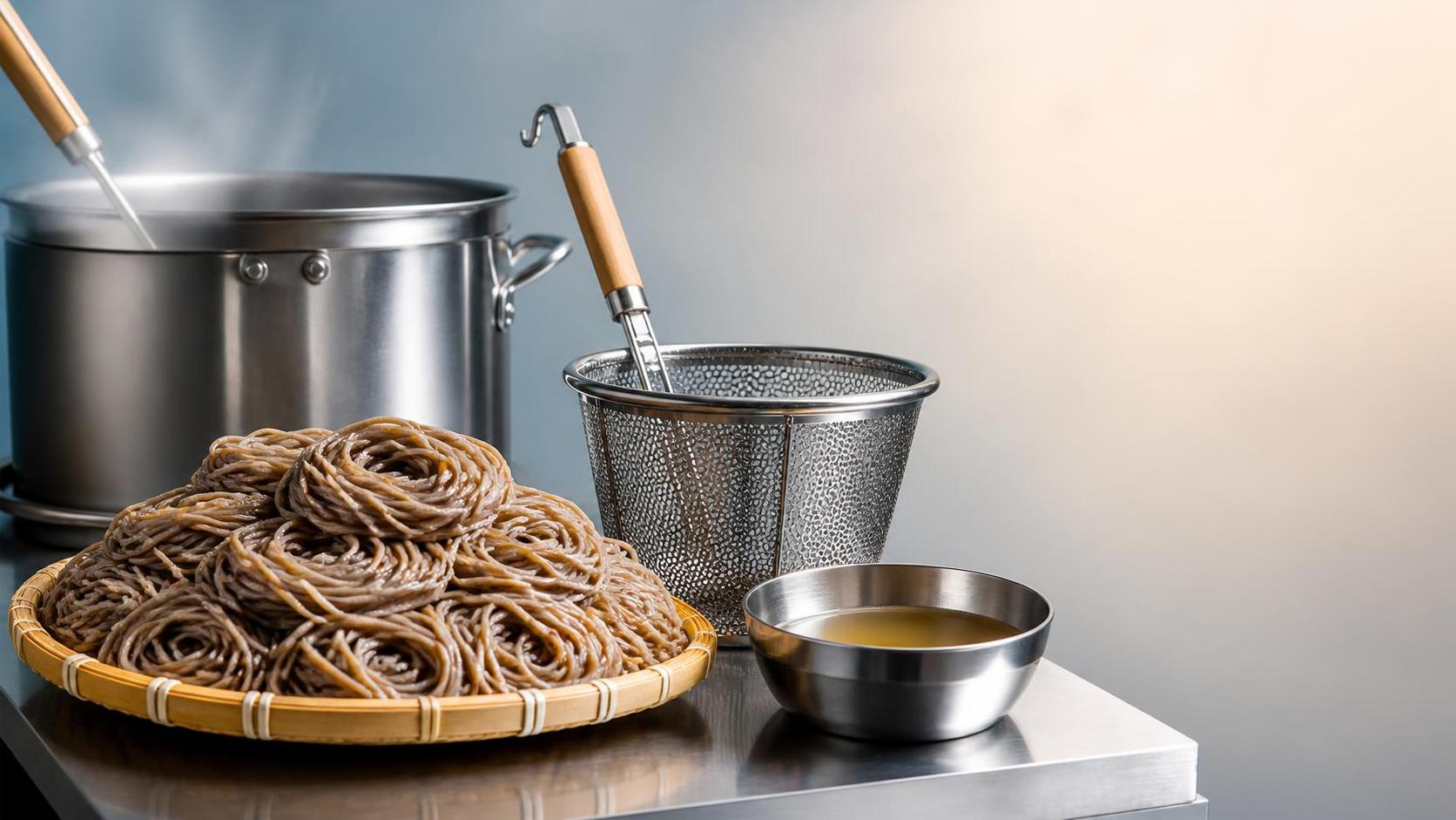 Best Cooking Methods for Semi-Dried Buckwheat Noodles in Food Service Kitchens