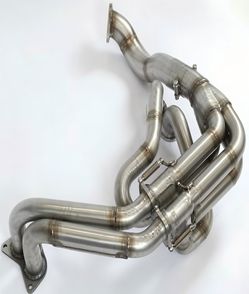 Supersprint Performance Kit 3: Exhaust manifolds and metal catalytic converter (equal-length 4-into-1 exhaust manifolds with HJS 200 CPSI catalytic converter)