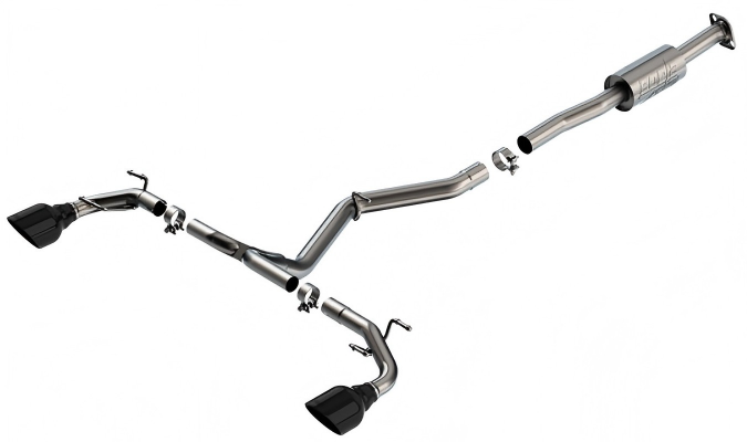 Borla GR86 - BRZ Cat-Back Exhaust System ATAK (Black Tailpipe) (2022–2026)