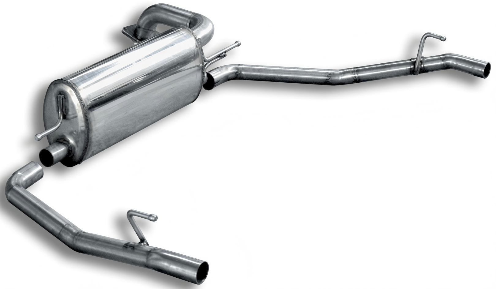 Supersprint Rear Exhaust Pipes R – L (for use with factory-fitted tailpipes)