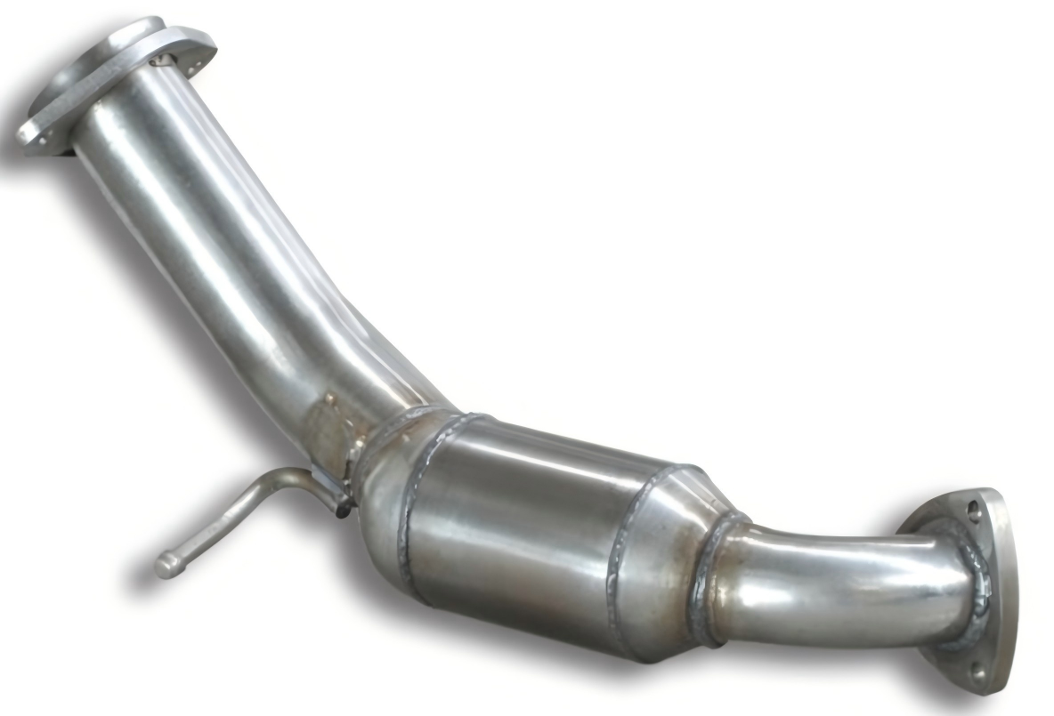 Supersprint Connecting Pipe with Metal Catalytic Converter (for use with factory manifolds)