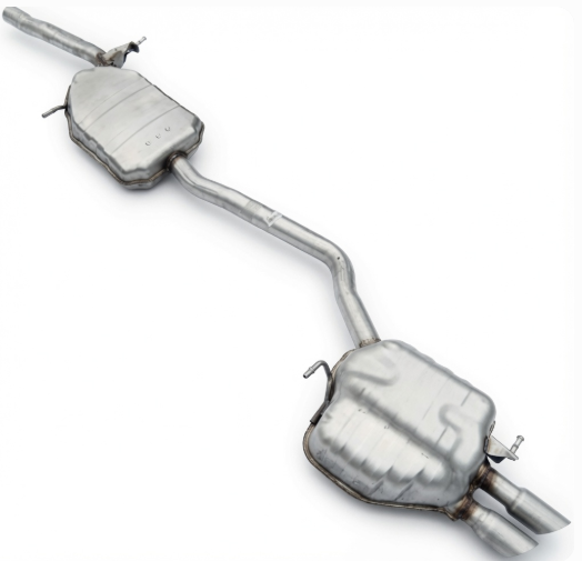 Audi Single Rear Dual-Tip Exhaust System