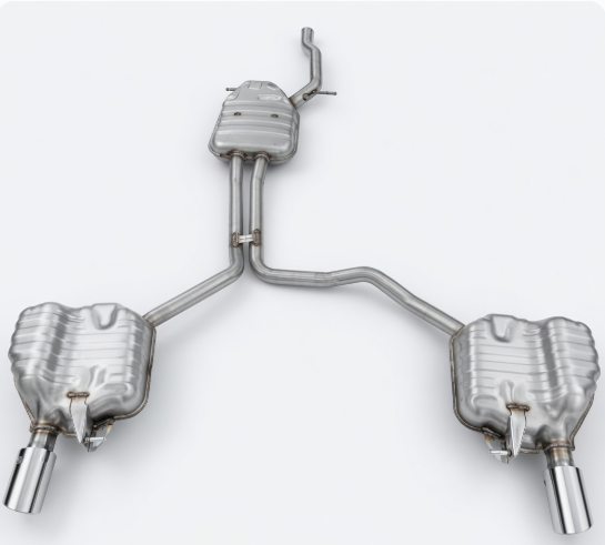 Audi Dual Rear Muffler Cat-Back Exhaust System