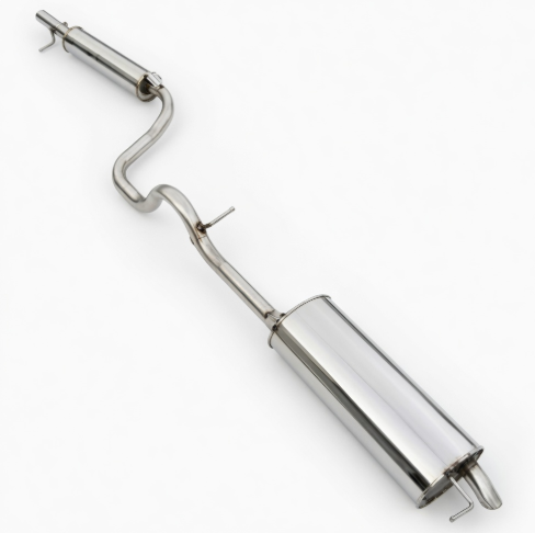 Volkswagen Mid Muffler + Single Tip Rear Exhaust System