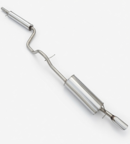 Volkswagen Mid Muffler + Single Tip Rear Exhaust System
