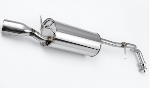 Volkswagen Single Tip Rear Muffler Assembly