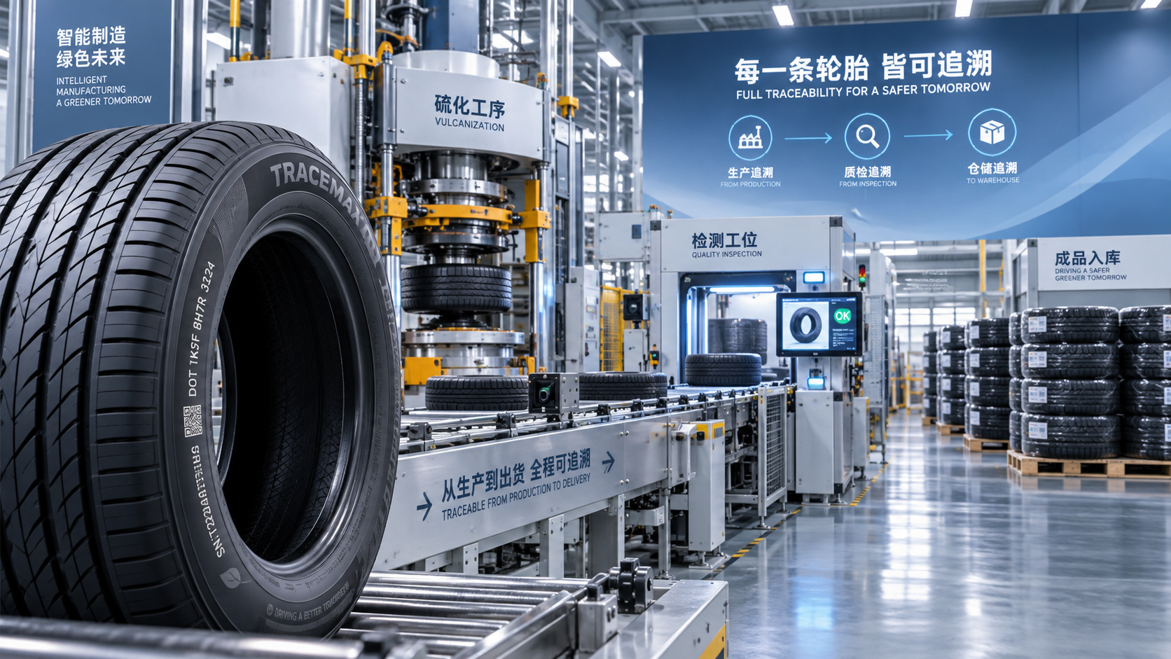 How to audit a passenger car tire manufacturer's traceability