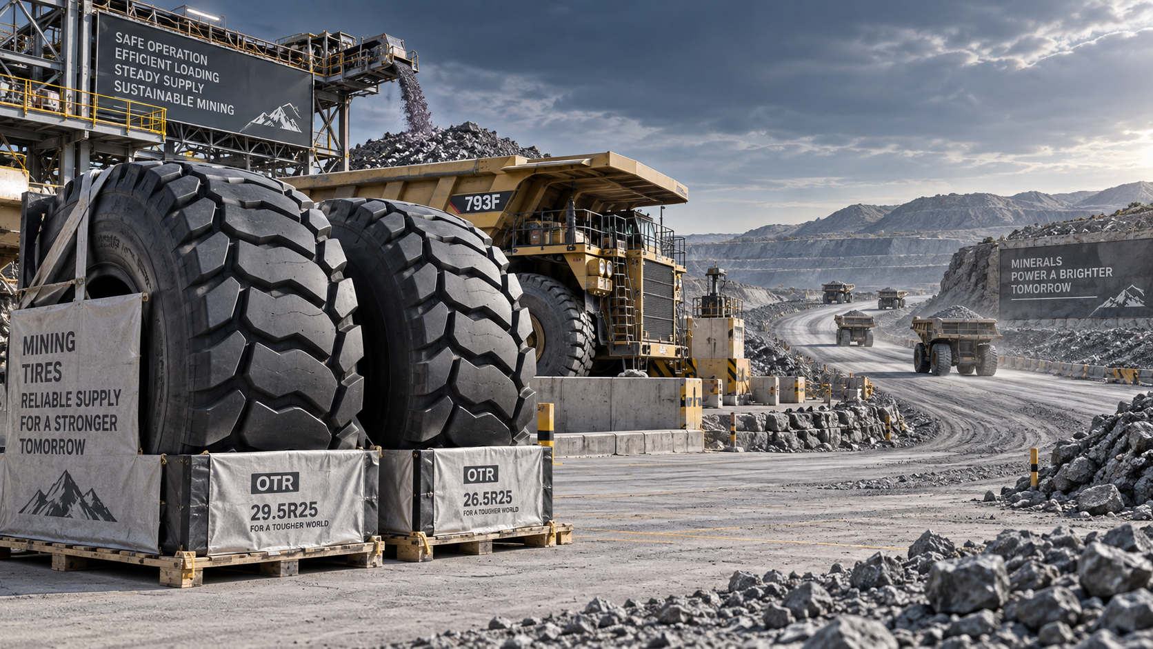 How to verify an OTR tire supplier can support mine-site demand