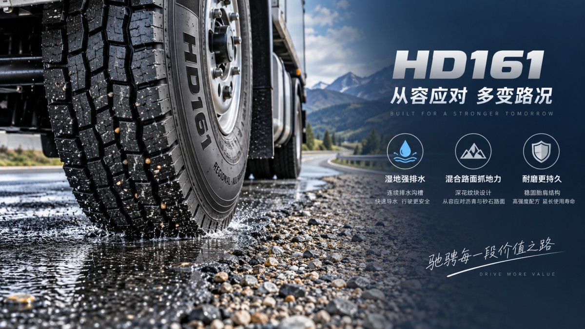 How to evaluate HD161 tread design for regional driving conditions
