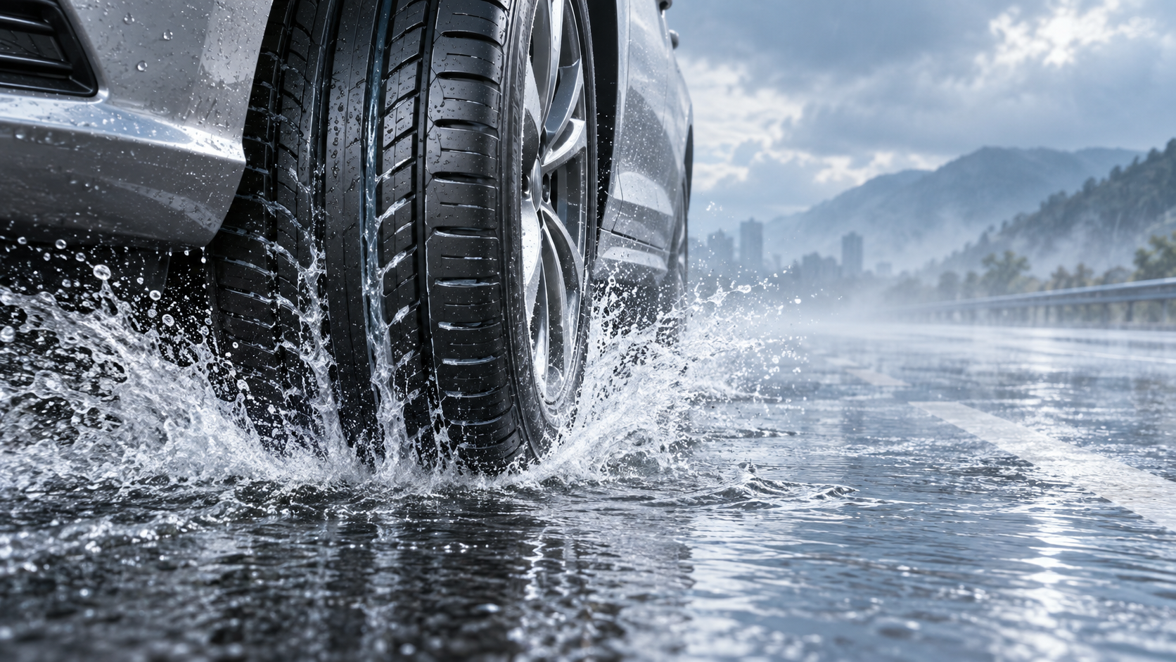 Can Summer Passenger Tires increase hydroplaning risk in deep water?