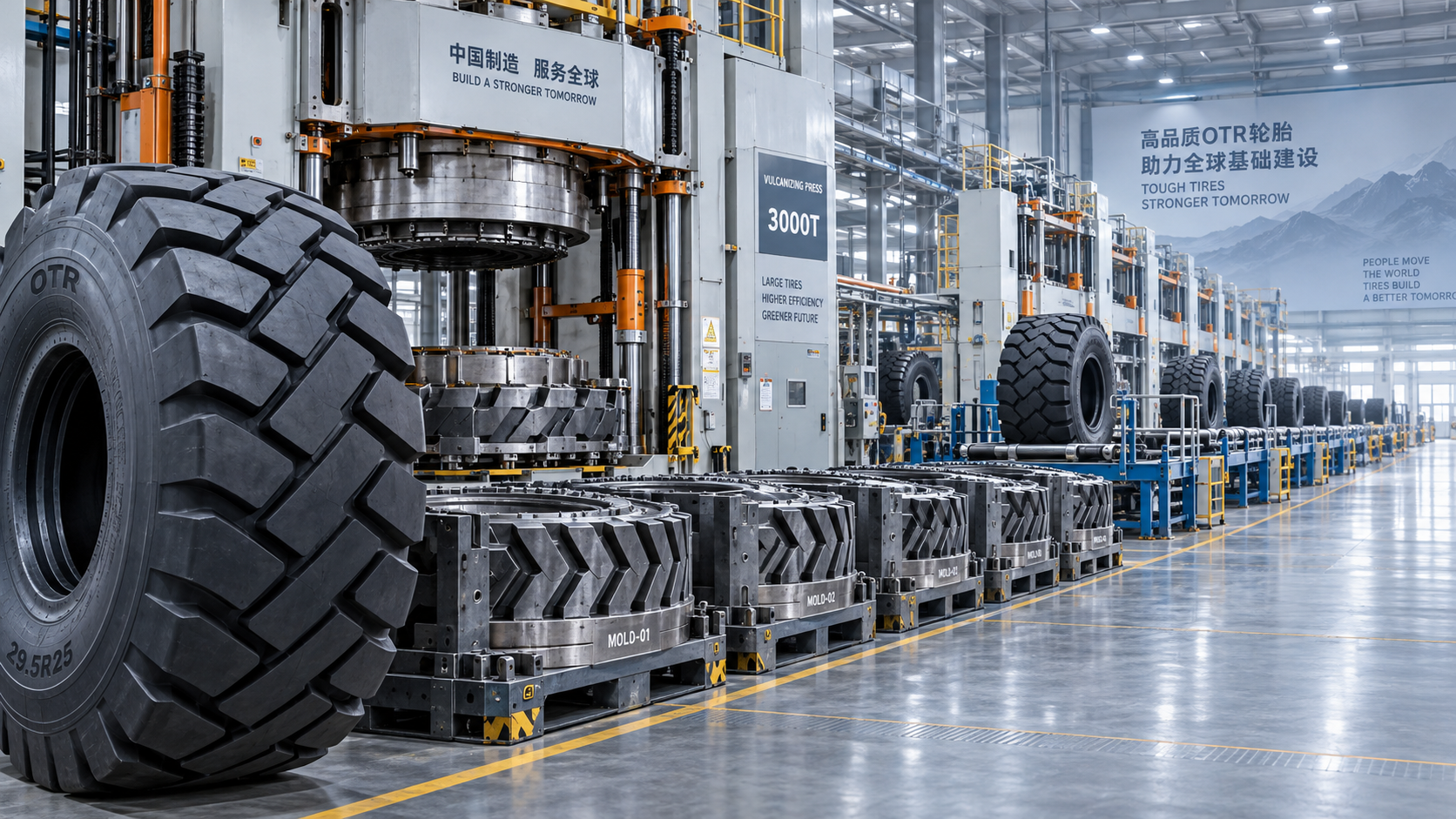 How to verify production capacity at a China OTR tire manufacturer