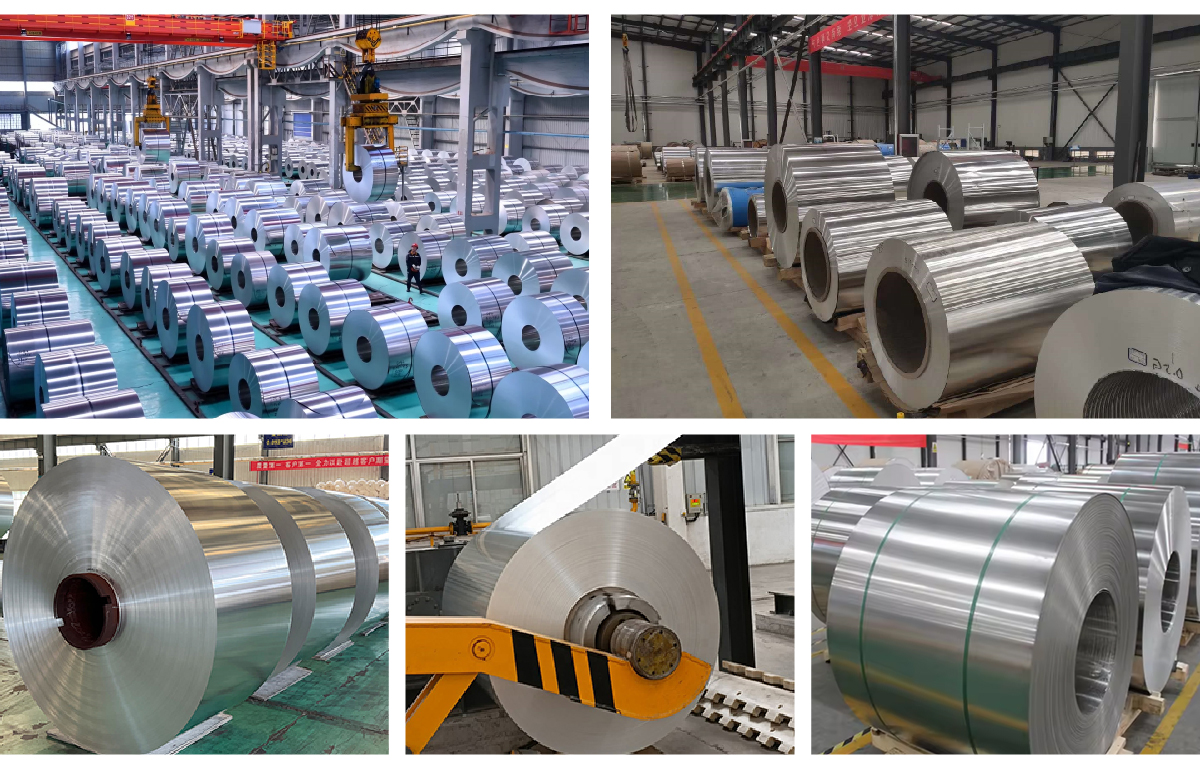 5005 5052 5083 6061 6063 7075 8011 1.5mm 2.0mm 1.0mm Thickness 1200mm Width Industry Aluminum Coil