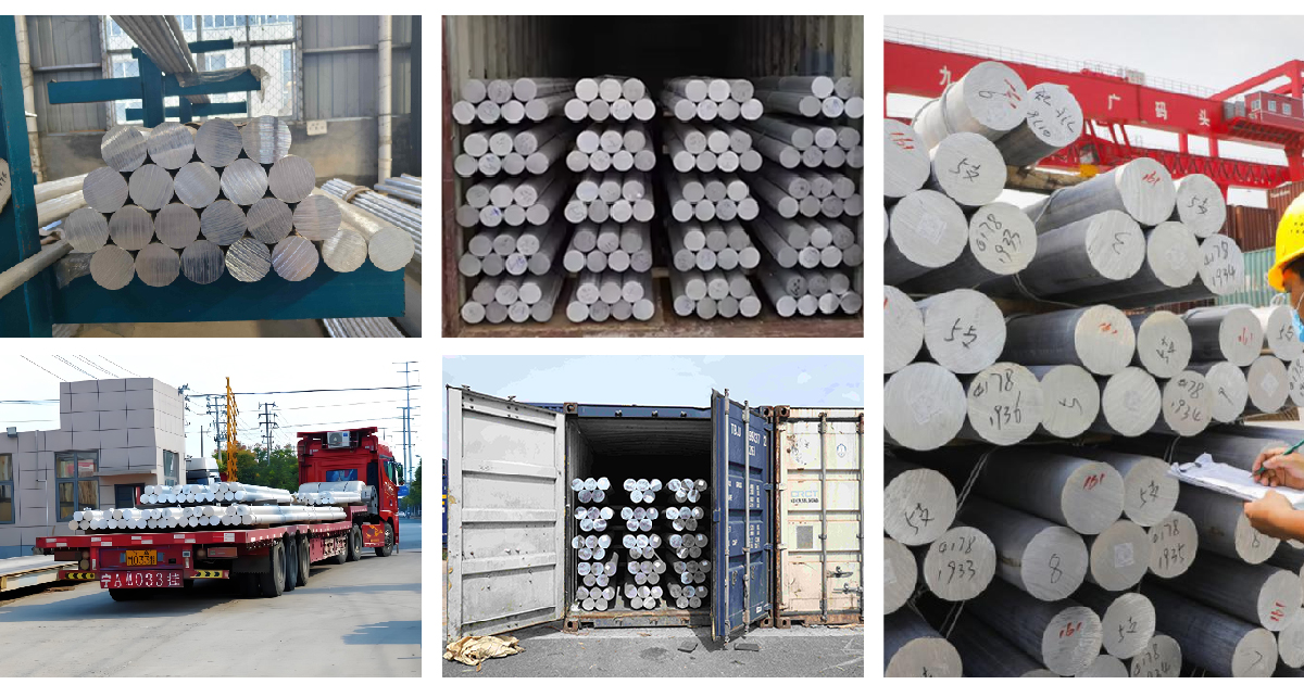 6061 6063 6082 7075 Aluminum Rod Round Bar