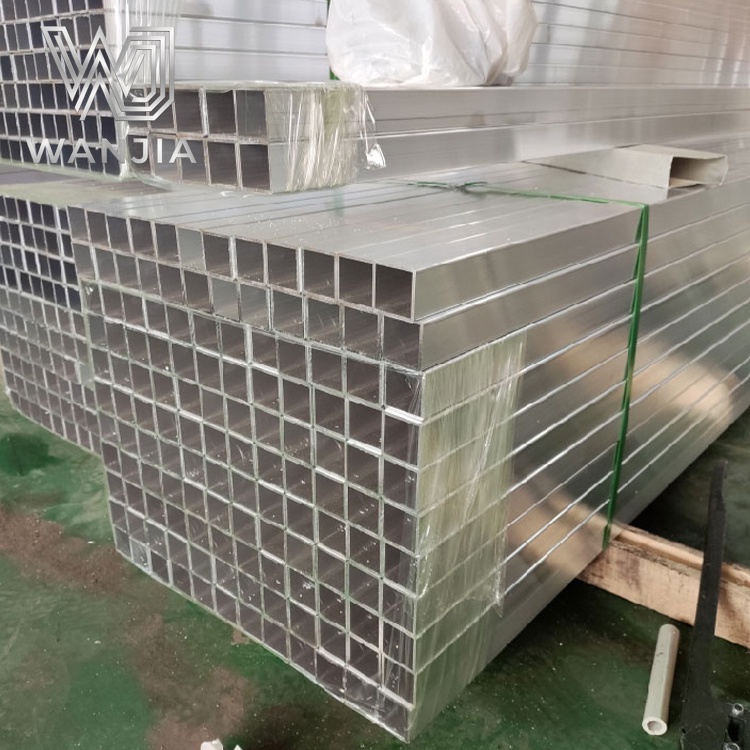 6061 6063 Aluminum Pipe / 3 Inch Square Tube / Rectangular Aluminum Hollow Square Tube