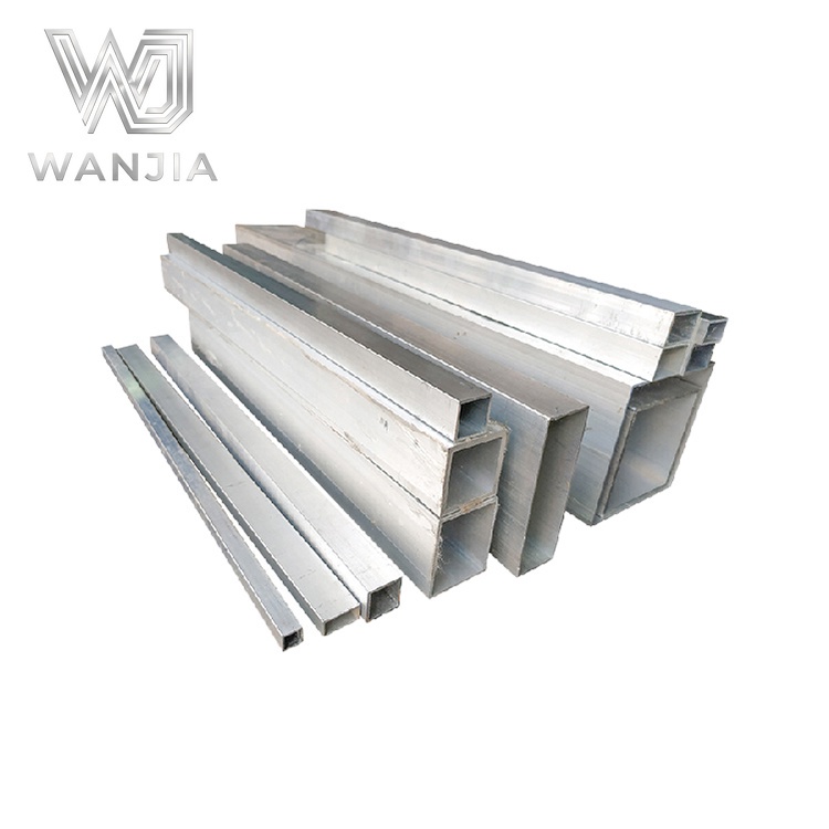 China Supplier — 7050 / 7075 Aluminum Extruded Square Tubes / 6061-T6 Aluminum Pipes