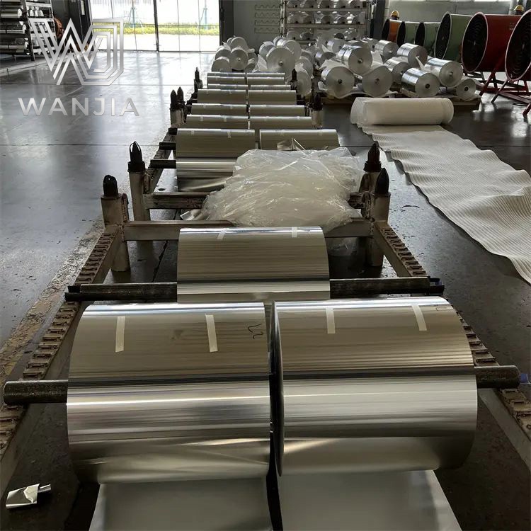 Aluminum Foil Roll 14 micron / 35 micron AA8011 Lamination Grade Raw Materials
