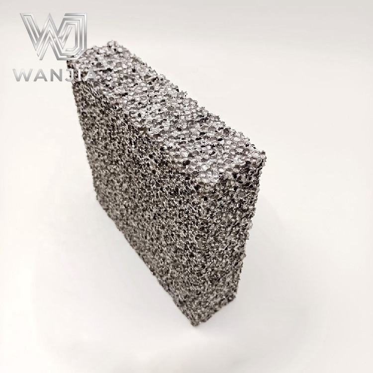 Closed Cell Aluminum Foam Aluminum Metal Foam Panel / Custom Size Available