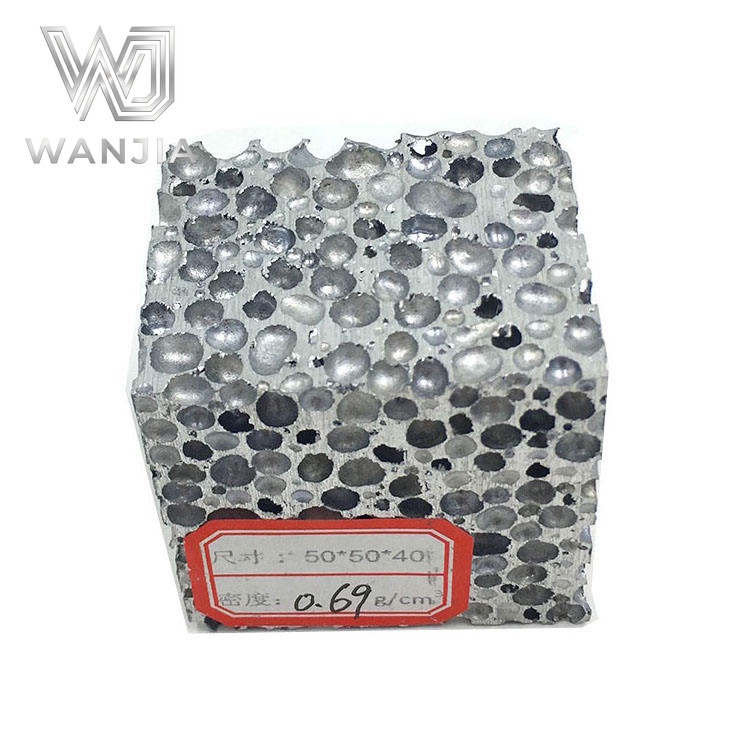 Closed Cell Aluminum Foam Aluminum Metal Foam Panel / Custom Size Available