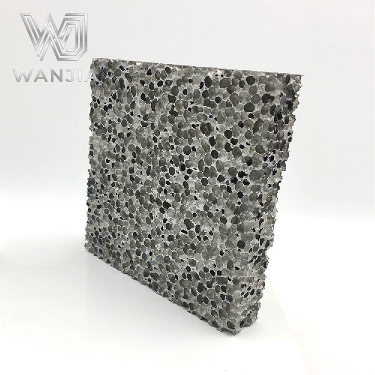 Closed Cell Aluminum Foam Aluminum Metal Foam Panel / Custom Size Available