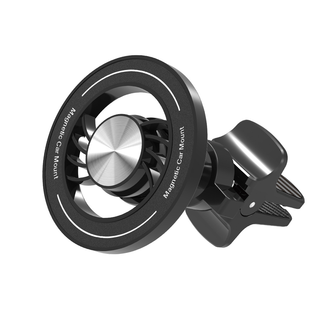 Suporte magnético para telefone no carro, novo modelo transfronteiriço Magsafe de alta sucção magnética para saída de ar e navegação no carro
