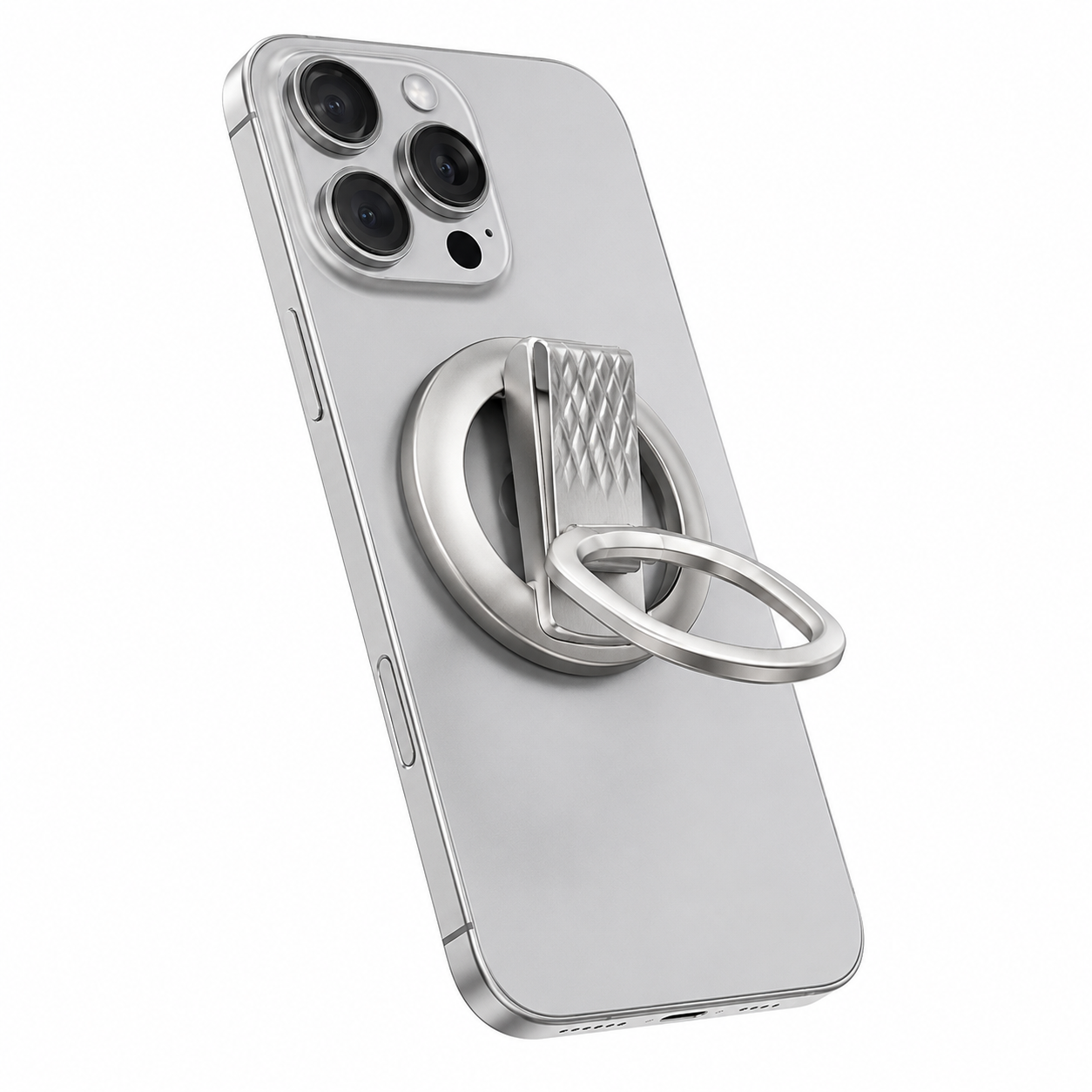 Soporte para anillo magnético para teléfono MagSafe, agarre para dedo y soporte 2 en 1