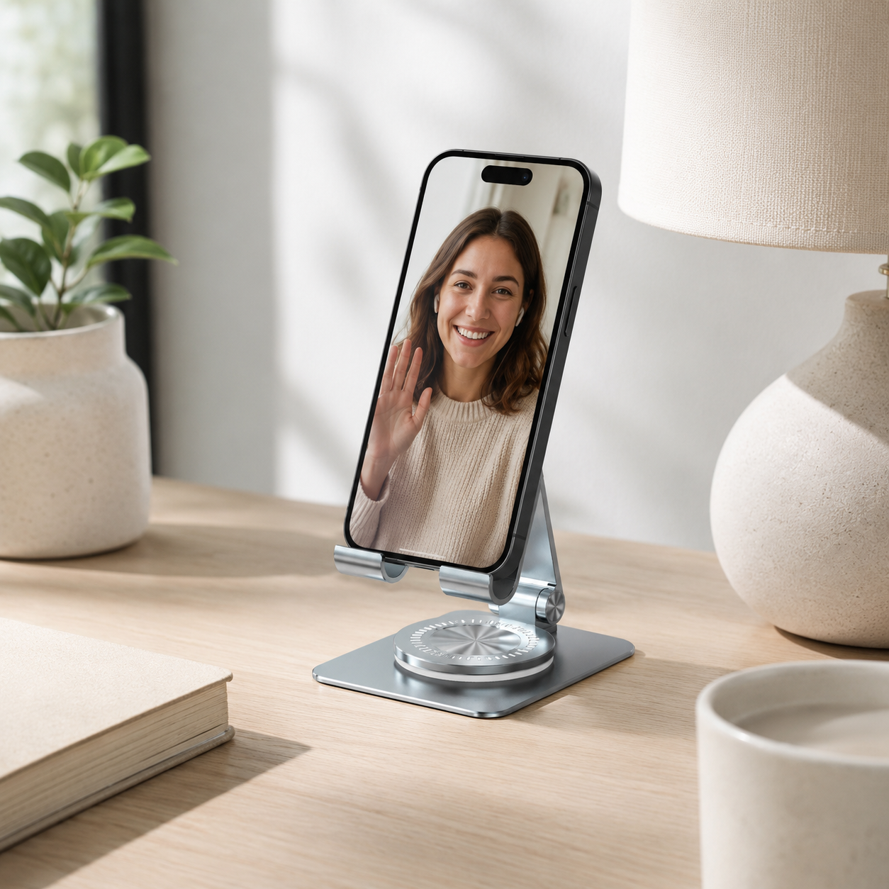 Nuevo soporte para tableta transfronterizo, giratorio de 360-degree, universal para teléfonos móviles, plegable, elevador de altura, refrigerante, y soporte de apoyo