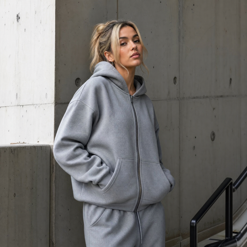 hooded tracksuit