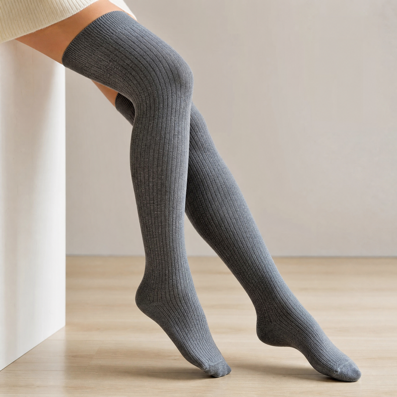 Knee high and over the keen socks